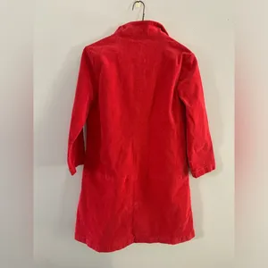 Tuckernuck Clifton Vneck Dress Casual Corduroy Classic Red Pink Long Sleeve M thumbnail 11