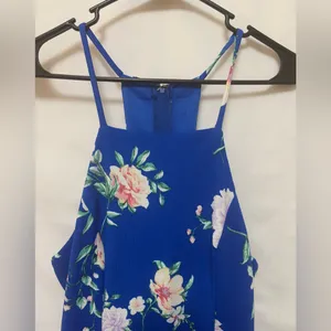 Altar’d State Everly Blue Floral Print Dress Size‎ Large thumbnail 2