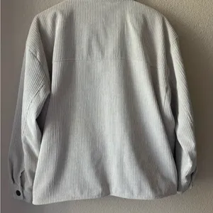 Ci Sono Light Beige Corduroy Button-Front Jacket thumbnail 5