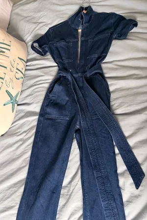 Aritzia Denim Romper thumbnail 1