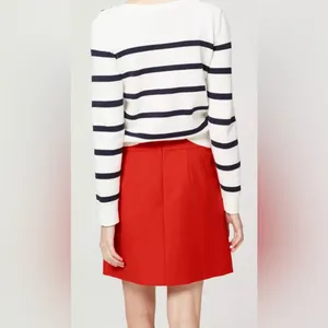 Ann Taylor LOFT Stretch Cotton Patch Pocket Shift Skirt thumbnail 2