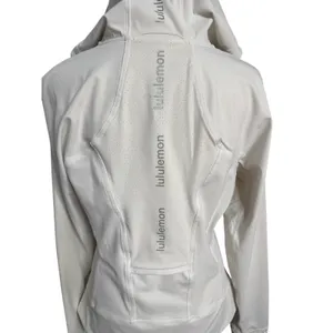 Lululemon White Hooded Full Zip Athletic Jacket Size 8 Dash into Dusk thumbnail 4