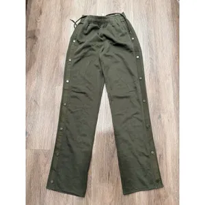 Aloha Island Alo‎ Courtside Tearaway Pants Size XS Snap Side Athletic Olive Green thumbnail 3