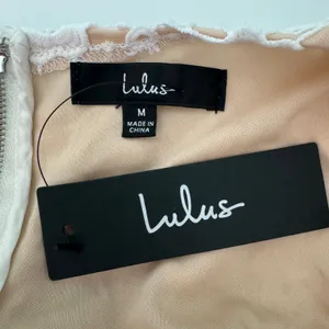 Lulus My Dearest White Lace Short Sleeve Mini Dress Medium White Bridal Cocktail thumbnail 9