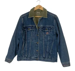 Vintage Disney Winnie The Pooh Embroidered Jean Jacket Size Small thumbnail 1