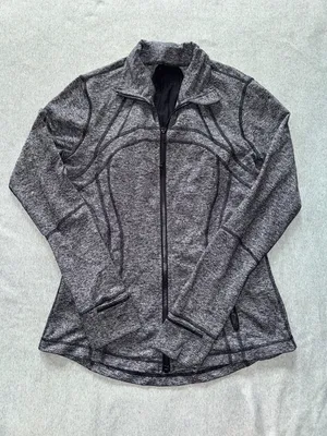 Lululemon Women’s Define‎ Jacket Heather Gray Full Zip Size 10 thumbnail 1