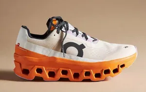 On Cloudmonster in Fawn/Tumeric Orange Size 9.5 thumbnail 4
