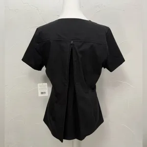 Jaanuu Zip Back Contour Scrub Top thumbnail 5
