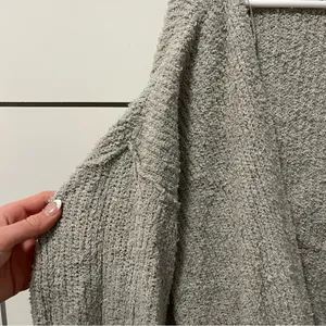 Free People Sensual Wrap Sweater Grey thumbnail 7