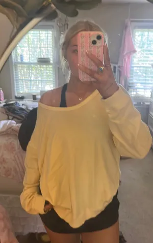 Aerie Off-The-Shoulder Sweater Oversized thumbnail 1