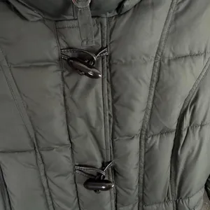 Halitech HFX Performance Apparel Green Full‎ Zip Puffer Parka Winter Coat Size L thumbnail 3