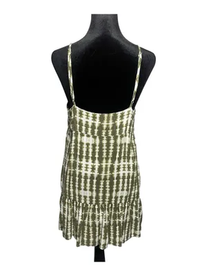 Urban Outfitters Mini Dress Green/White Size Medium thumbnail 2