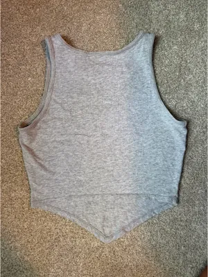 PacSun Pac Cares Gray High Neck Tank Top thumbnail 2
