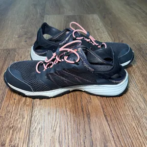 The North Face Womens Sz 8 Litewave Amphibious II Trail Running Shoes Black Pink thumbnail 11
