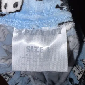 NWT-PLAYBOY Light Blue Dice Pattern Pajama Pants thumbnail 6