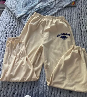 Romwe Yellow Joggers thumbnail 3