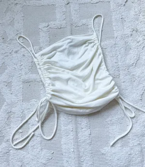 Cinched Side Tie Adjustable Crop Top thumbnail 5