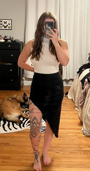 Free People Black Skirt thumbnail 4