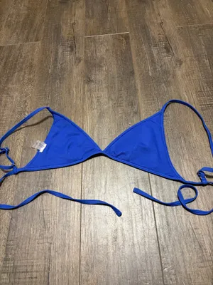 Abercrombie Swimsuit Top bikini blue thumbnail 2