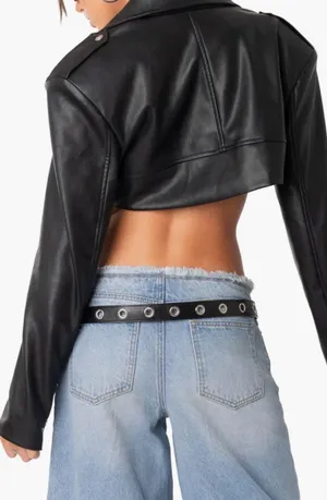 Edikted Leather Jacket thumbnail 2