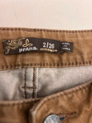 Jeans Prana Caramel Straight-Leg Jeans 2/26 regular inseam thumbnail 3