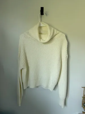 Cream Turtleneck sweater White Size M thumbnail 2