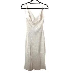 ARITZIA Wilfred Evie Crochet Midi Dress White Large‎ thumbnail 4
