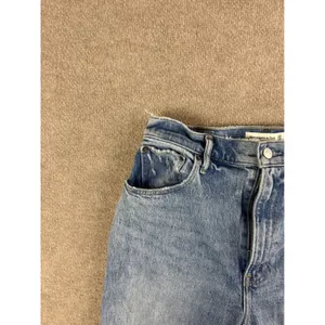 Abercrombie& Fitch Ultra High Rise 90s Straight Jeans Light Wash 30/10 Side Slit thumbnail 5
