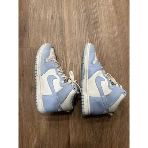 Nike Dunk High Aluminum White Blue Womens Sneakers DD1869-107 Size 7‎ thumbnail 4