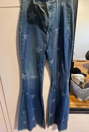 Nasty Gal Star Flare Jeans thumbnail 1
