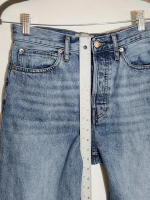 Everlane Womens Button-Fly 90s High Waist Jeans Size 27 thumbnail 9
