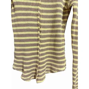 Free People We The Free Pretty Little Thermal Oat Combo-Elise Stripe Women's Size Small‎ thumbnail 6