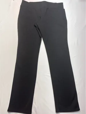 Chic Black Flared Pants by White House Black Market - Size L thumbnail 1