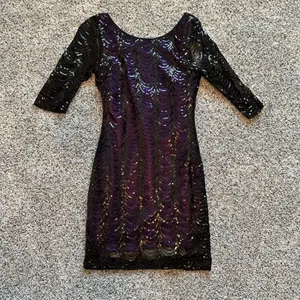 Sequin dress Black thumbnail 1