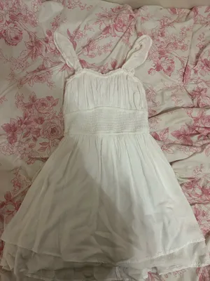 Hollister skater dress white thumbnail 1