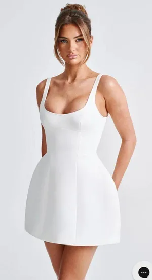 Babyboo Claretta mini dress ivory thumbnail 4