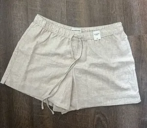 Abercrombie Linen Shorts Pull-On thumbnail 1