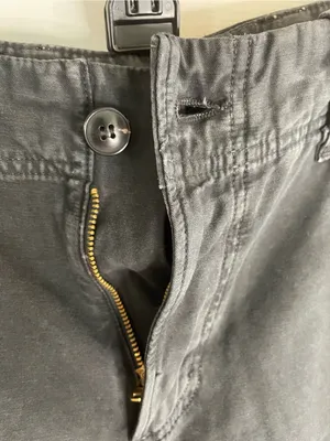 Citizens of Humanity Black Chino Cotton Pants Classic Tailored Fit Size 26 thumbnail 5