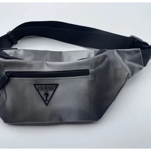 Guess silver Copper Tone Hardware Fanny Pack Belt Bag thumbnail 2