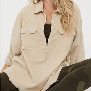 Aerie Offline Corduroy Quarterzip Shacket thumbnail 1