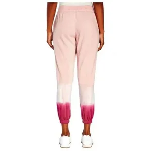 Wildfox Hadley pink tie dye loungewear L cozy joggers thumbnail 2