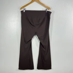 Nike Zenvy High-Waisted Flared Leggings Brown 1X Athletic Workout Dri-Fit‎ thumbnail 3