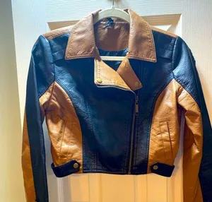 Ashley by 26 international | faux Leather Jacket, Size M thumbnail 1