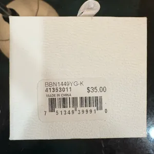 Element Gold Necklace with Silver Cross and Believe Tag thumbnail 3