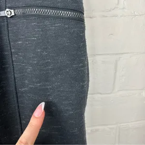 Royal Robbin’s Heather Dark Grey Zipper Detail Thick Legging Pants Size S thumbnail 7