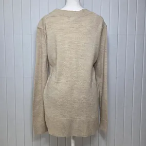 Banana Republic Beige V-Neck Sweater Size‎ M thumbnail 2
