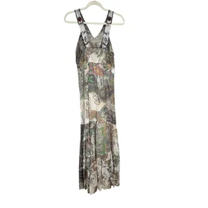 Coconut‎ Moon Boho Beaded Paisley Maxi Dress Festival Viscose Multi Color Large thumbnail 8