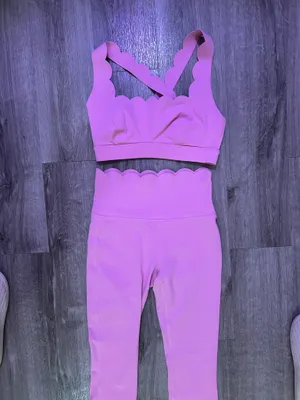 Athleta Wiske Active Matching Workout Set Pink thumbnail 4