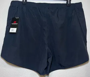 New Balance Women's Black Running Shorts Drawstring Unlined WS91828X Size Large thumbnail 2
