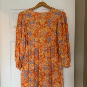 Billabong Mini Babydoll Dress Women’s Size Large Coquette Whimsical Floral X7 thumbnail 3